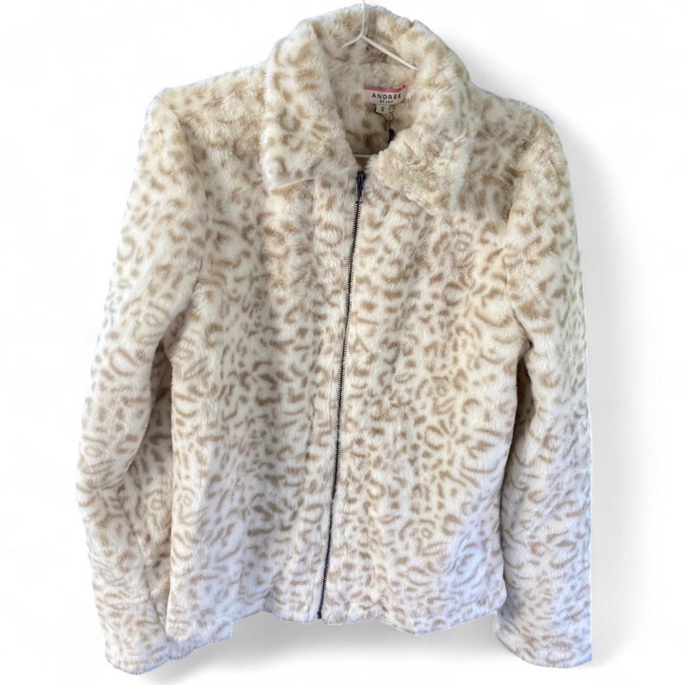 Faux Fur Lined Cream Jacket
